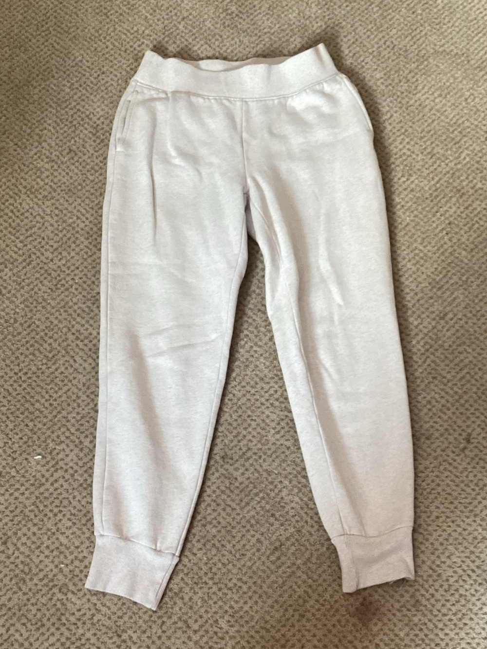 TNA White Cozy Sweat Joggers